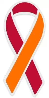 Red and Orange Ribbon Logo - Kawasaki Disease awareness ribbon | Love | Pinterest | Kawasaki ...