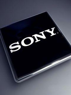 Old Sony Logo - Download wallpaper 240x320 sony, logo, brand old mobile, cell phone ...