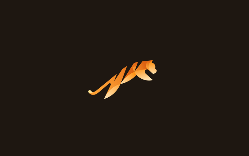 Cool Tiger Logo - Animal Artwork: Elegant logo designs inspired by nature | Art and ...