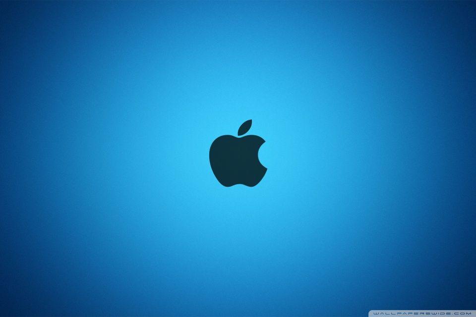 Blue Apple Logo - Apple Blue Logo ❤ 4K HD Desktop Wallpaper for 4K Ultra HD TV • Dual