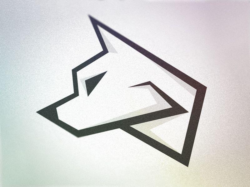 Simple Wolf Logo Logodix