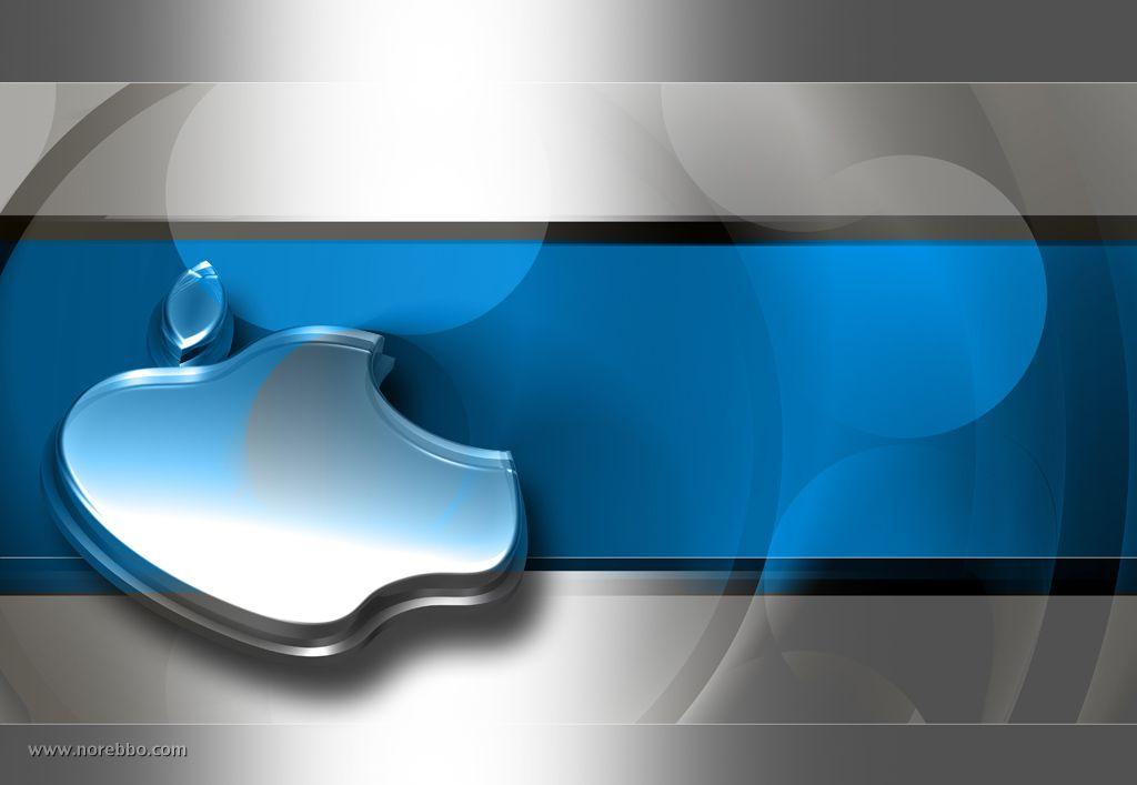 Blueand White Apple Logo - Blue Apple Logo Background – Norebbo