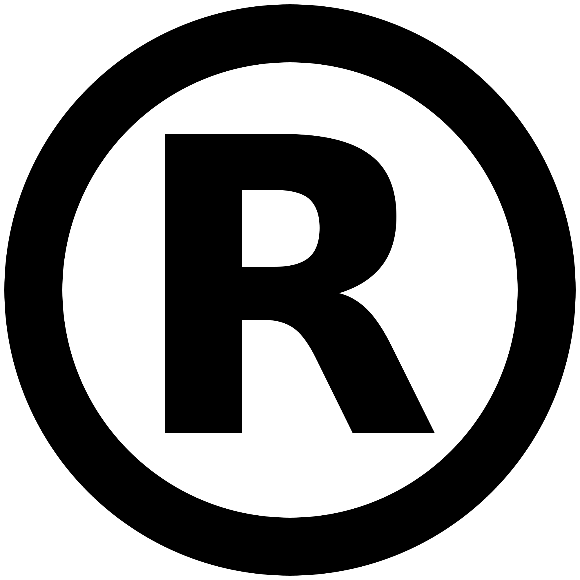 White R Logo - Trademark