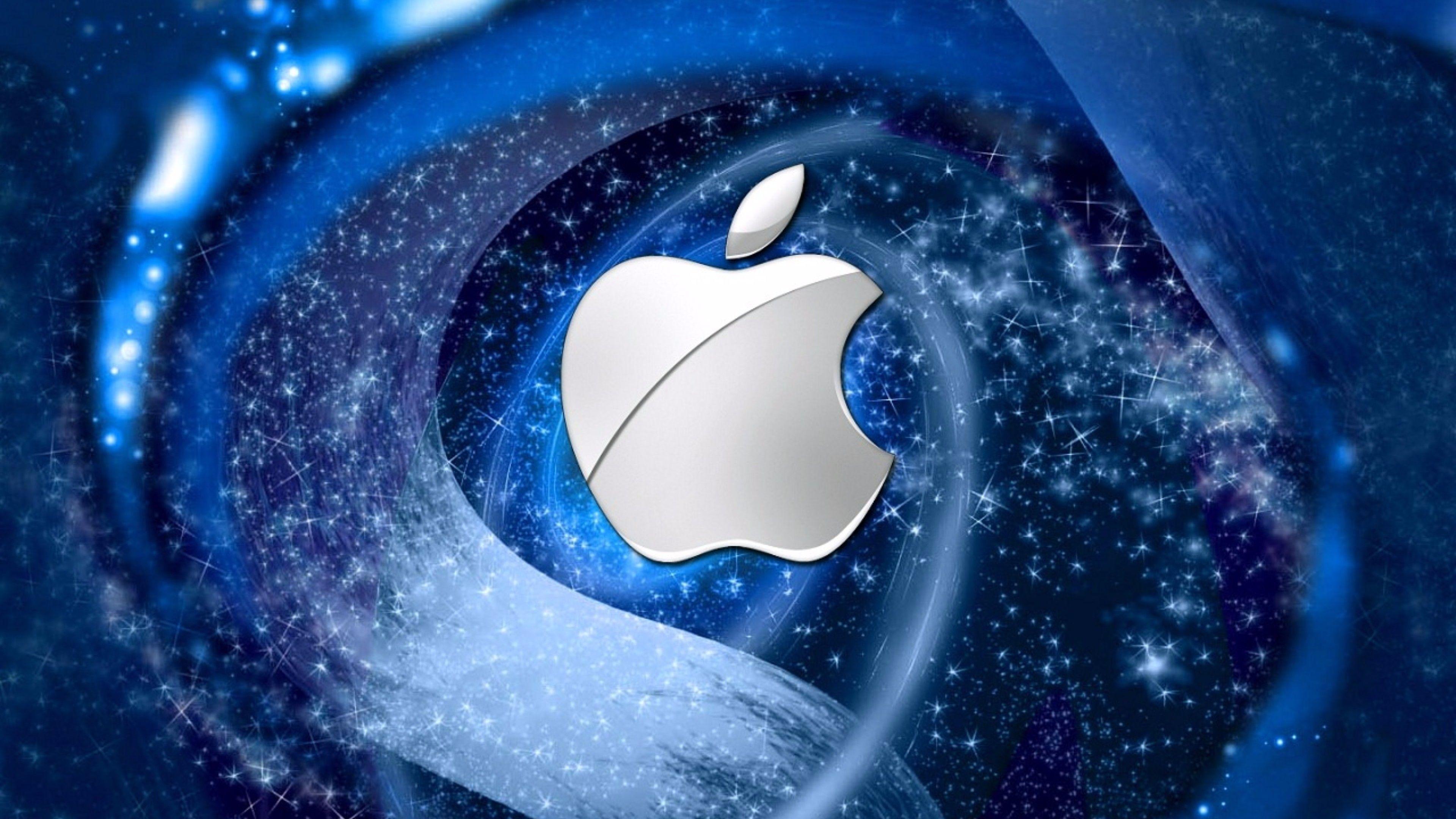 Blue Apple Logo - Blue Apple Backgrounds | PixelsTalk.Net