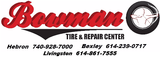 Red Bowman Logo - Bowman Tire & Repair Center. Tires & Auto Repair Shop Ohio