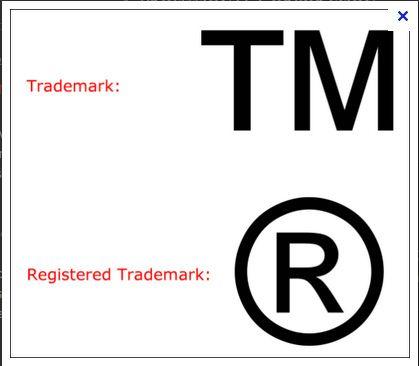 Registered Logo - Trademark and Registered Logo. Trademark is given to logos