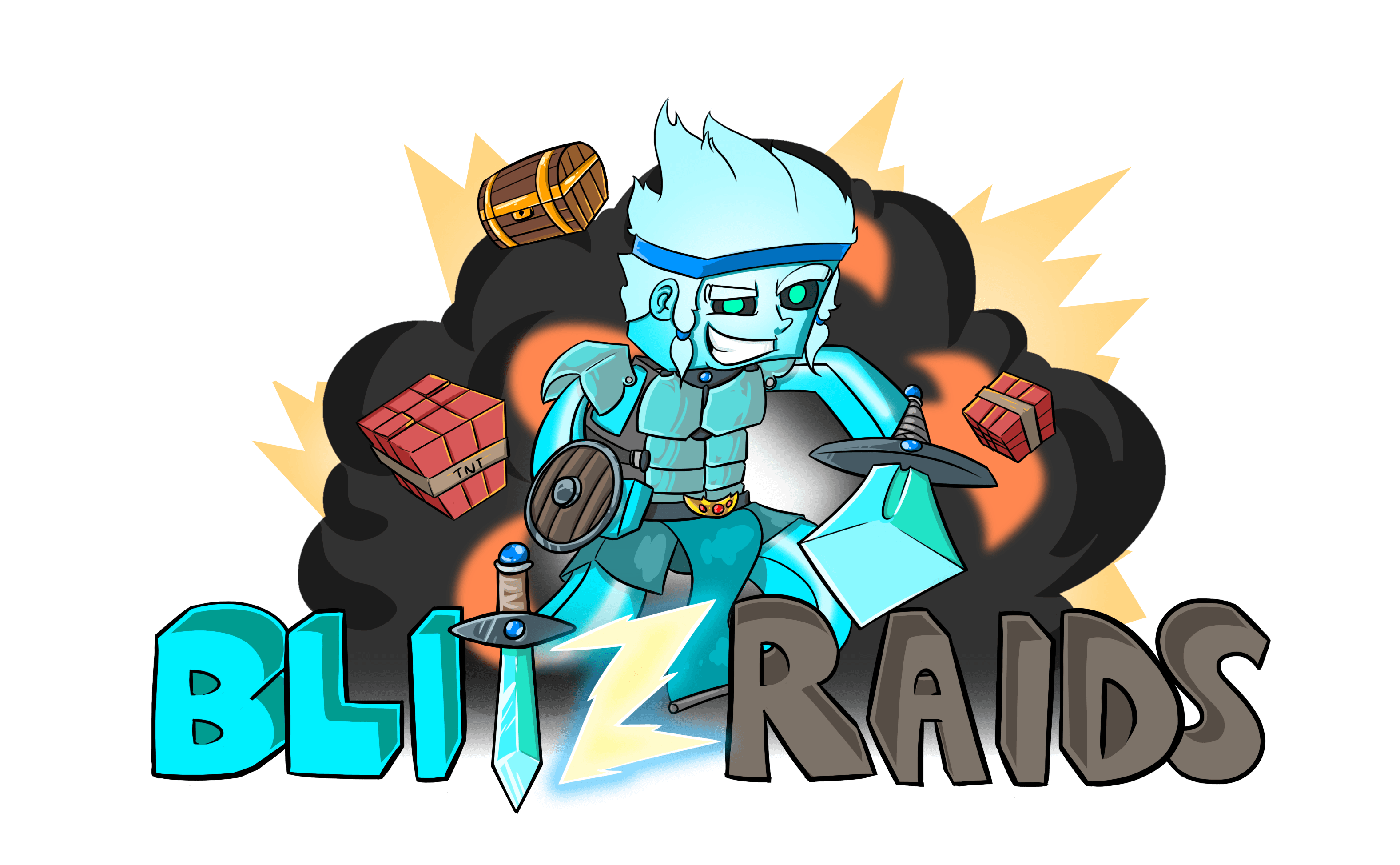 Faction Server Logo - BlitzRaids Faction PVP.blitzraids.com