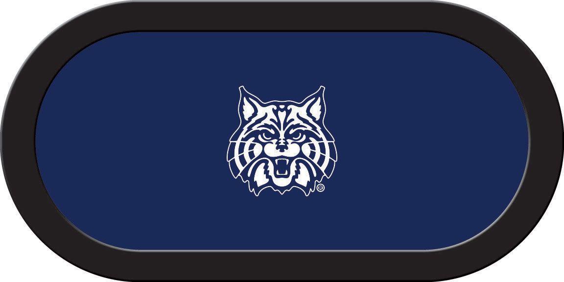 Blue Cat College Logo - Arizona Wildcats Hold'em Felt (E) * College Logo Team Cloth