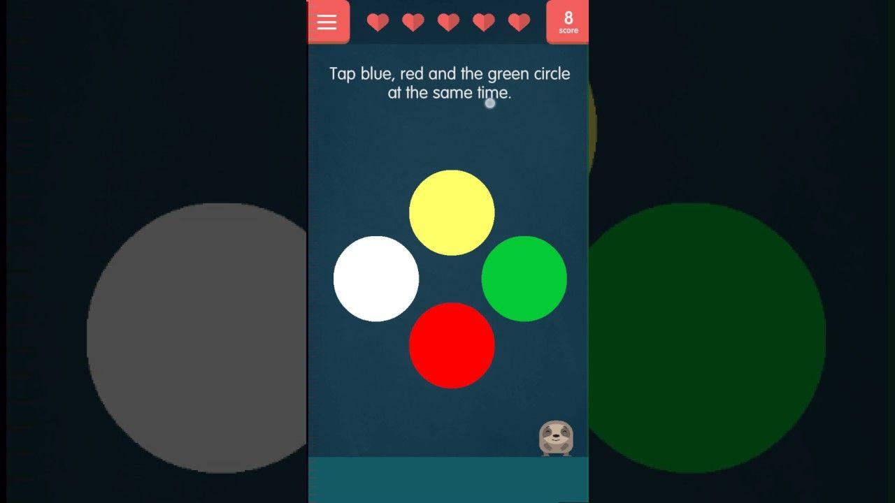 Green Blue Red Circle Logo - Tricky Test Get Smart Level 39 Walkthrough - YouTube
