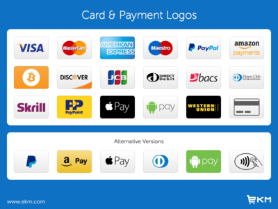Credit Card Logo - 40+ Best Credit Card & Payment Method Icon Sets For E-commerce ...
