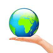 Hands Holding Globe Logo - Hand holding globe - royalty | Clipart Panda - Free Clipart Images