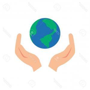 Hands Holding Globe Logo - Hands Earth People World Holding Globe | LaztTweet