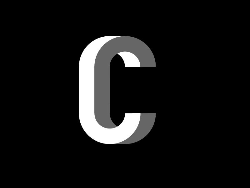 Black Letter C Logo - C