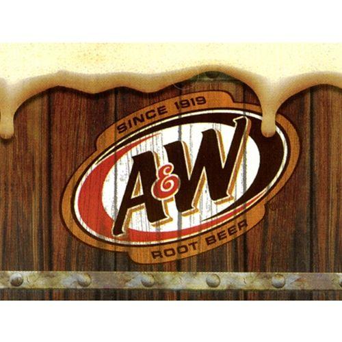 Root Beer Logo - D & S Vending Inc - DS25AWR - A&W Root Beer Label- 2 5/16
