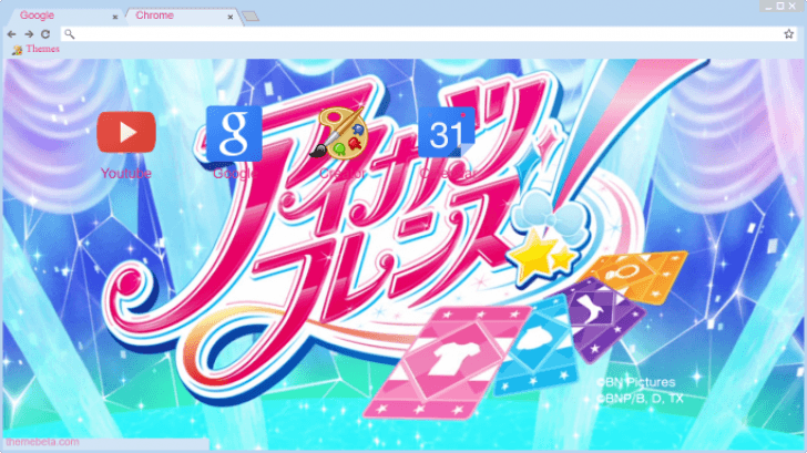 Aikatsu Google Logo - Aikatsu Friends! Logo Chrome Theme