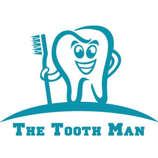 Tooth Logo - Tooth Man Logo Design