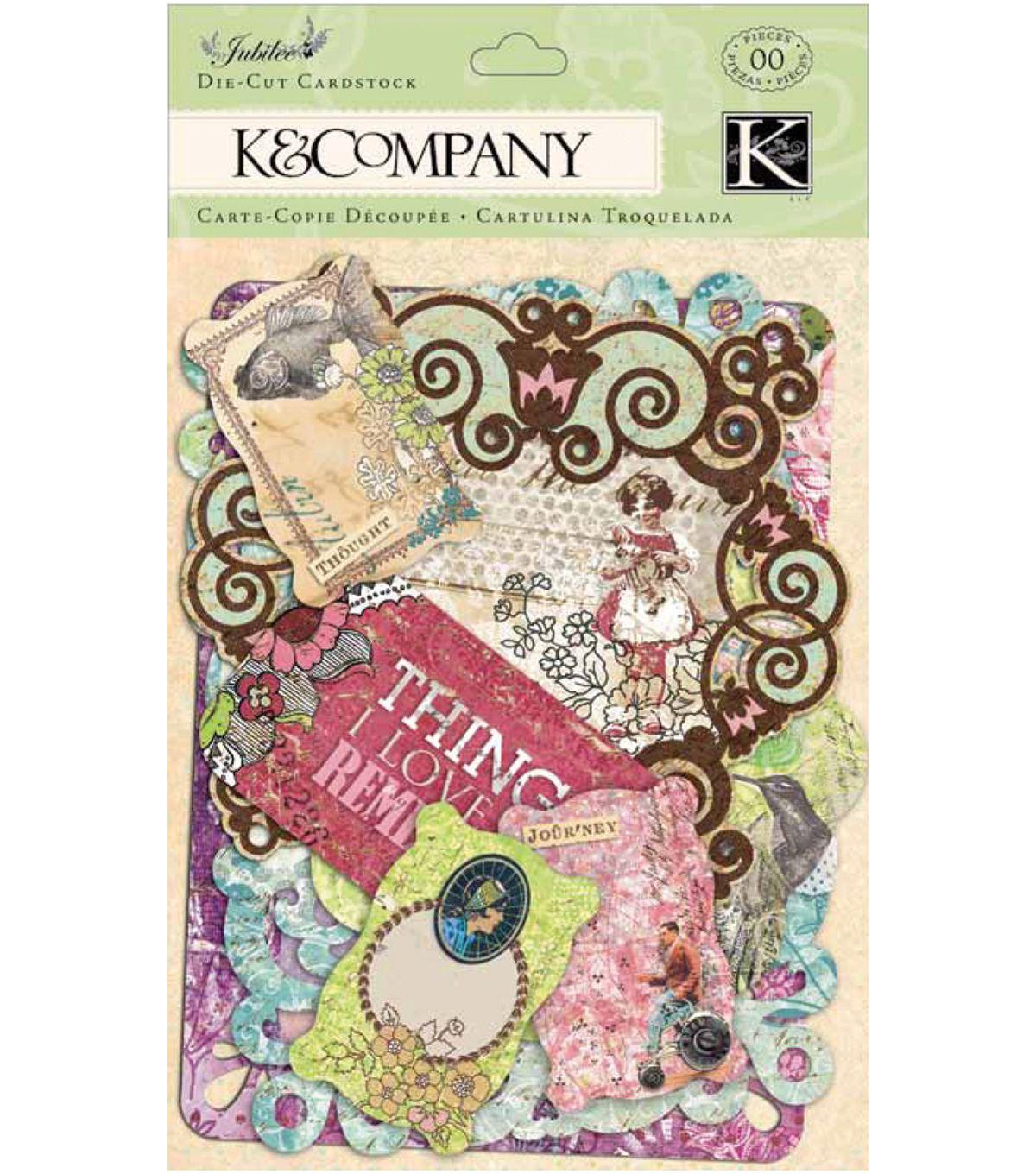 K &Company Logo - K & Company Cardstock Die Cuts Tags & Note Cards