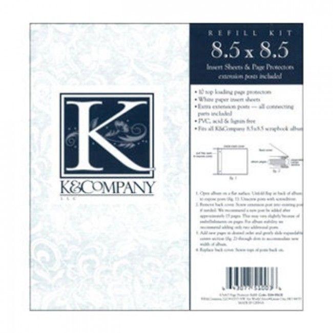 K &Company Logo - K&Company Scrapbook Refills | Refill Kit for K&Company 8.5x8.5 Albums