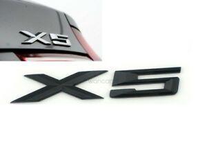 BMW X Logo - BLACK X5 REAR TRUNK LETTERS BADGE EMBLEM DECAL STICKER FOR BMW X5 ...