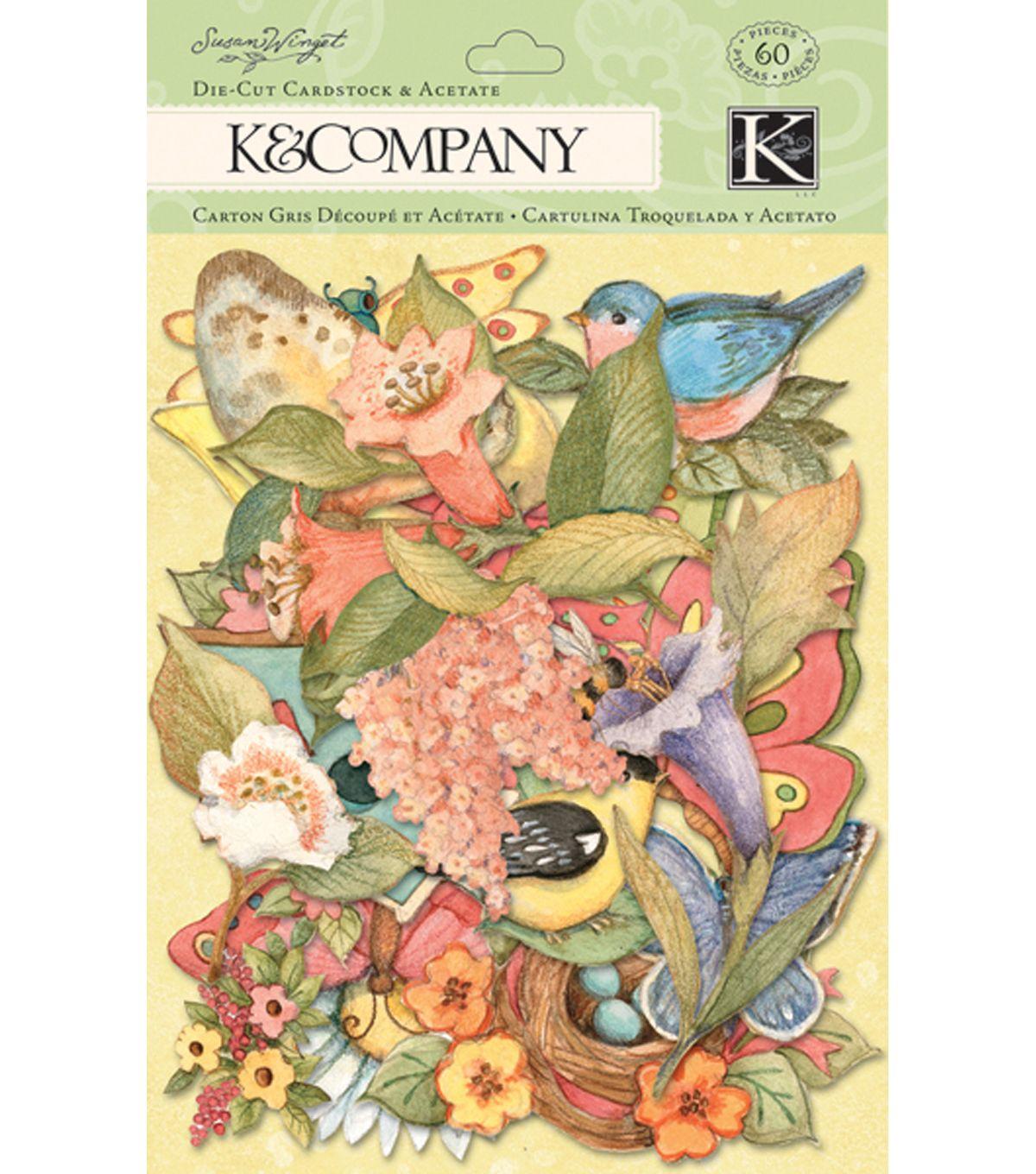 K &Company Logo - K & Company Die Cut Cardstock & Acetate Spring Blossom