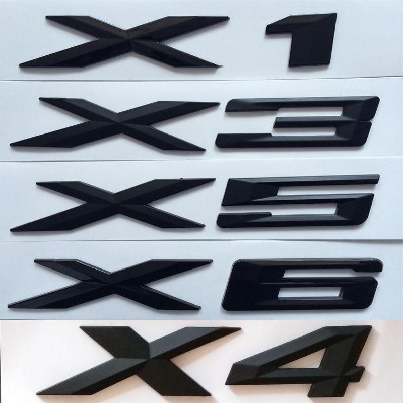 BMW X Logo - Black Original Design M peroformance M emblem M badge car rear ...