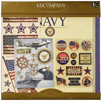 K &Company Logo - K&Company Military Scrap Kit, 12 Inch X 12 Inch