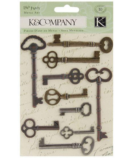 K &Company Logo - K & Company Life's Journey Metal Art-Keys | JOANN