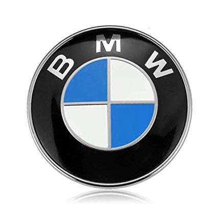 BMW X Logo - Amazon.com: BMW Emblem Hood, BMW 82mm Hood/Trunk Logo Replacement ...