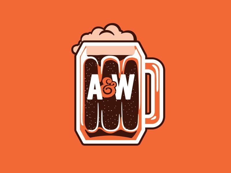 Root Beer Mug Logo - A&W Root Beer Mug by Shannon Adams | Dribbble | Dribbble