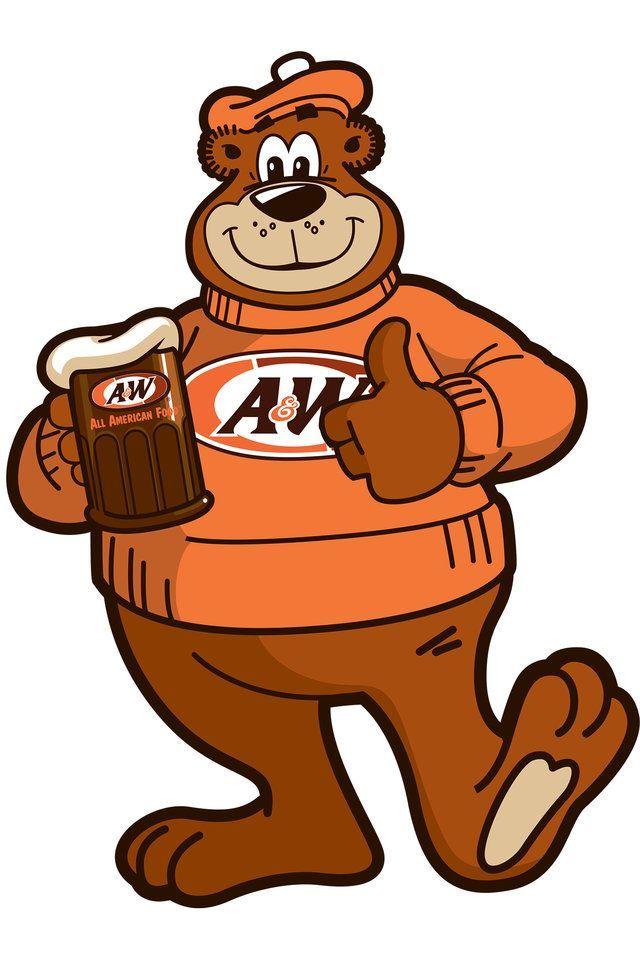 AW Root Beer Logo - A&W Root Beer bear | SODA ADDICT | Root Beer, Logos, A&w root beer
