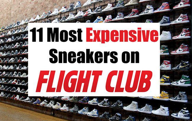 Flight Club Shoe Store Logo - 11 Most Expensive Sneakers Flight Club | SneakerFiles
