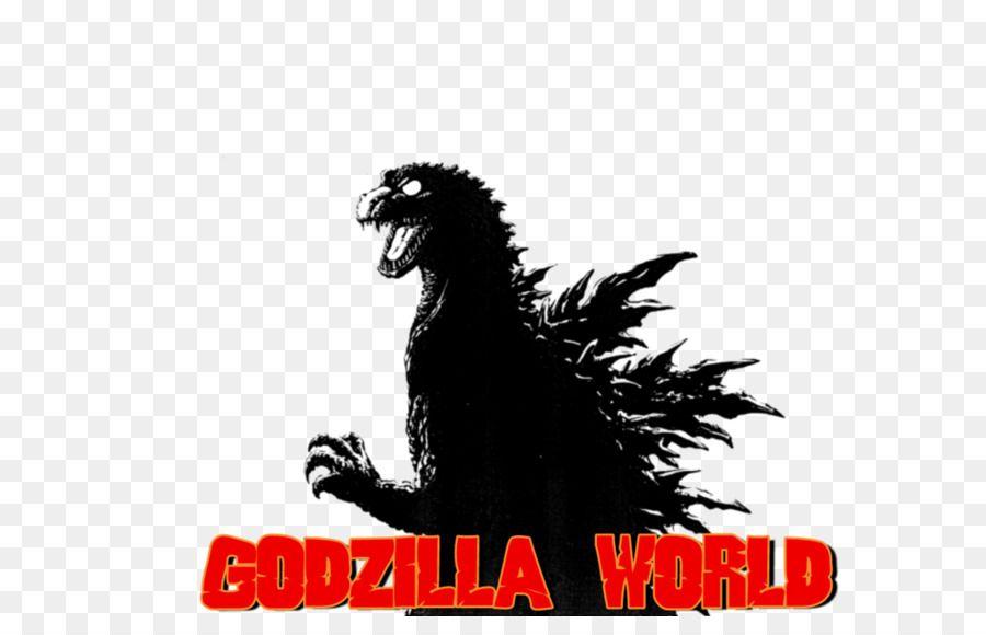 Godzilla Black and White Logo - Godzilla Megaguirus Orga Varan Concept art - gojira logo png ...