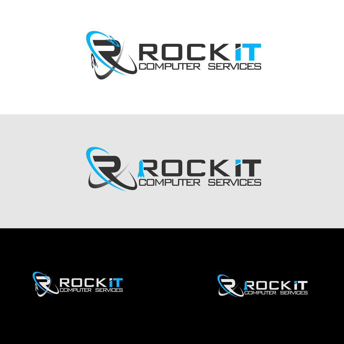 Perfect Computer Logo - Computer Logo Design for RockIT Computer Services by Perfect ...
