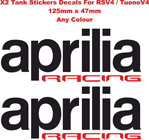 Aprilia Logo - Aprilia Racing Tank Fairing Decals Stickers For Aprilia RSV4 / Tuono ...