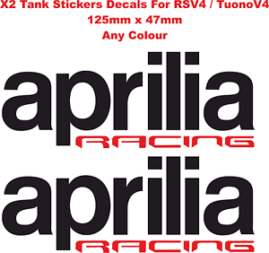 Aprilia Logo - Aprilia Racing Tank Fairing Decals Stickers For Aprilia RSV4 / Tuono