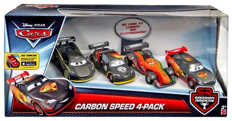 4 Disney Cars Logo - Disney Pixar Cars Carbon Speed McQueen, Schnell, Clutchgoneski
