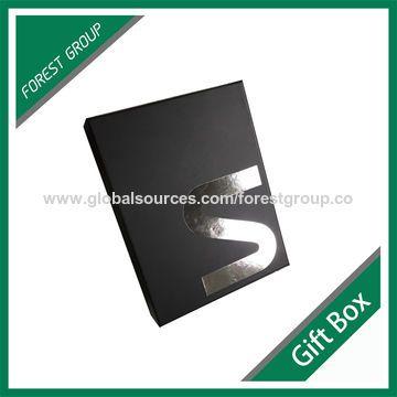 Silver Box Style Brand Logo - China Jewelry Gift Box, 3mm Thickness, Top and Bottom Box Style