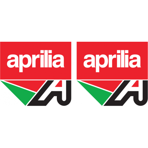 Aprilia Logo - Aprilia A sticker with logo