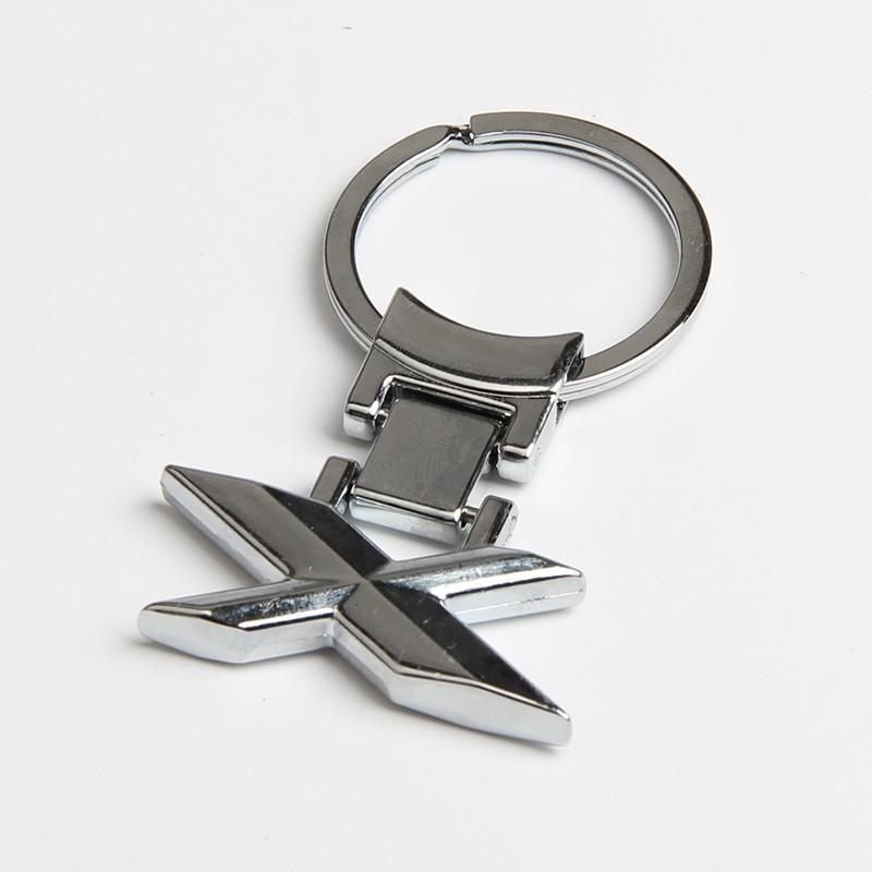 BMW X Logo - 3D Zinc Alloy Metal Car Logo Keychain Key Chain Key Ring Keyring