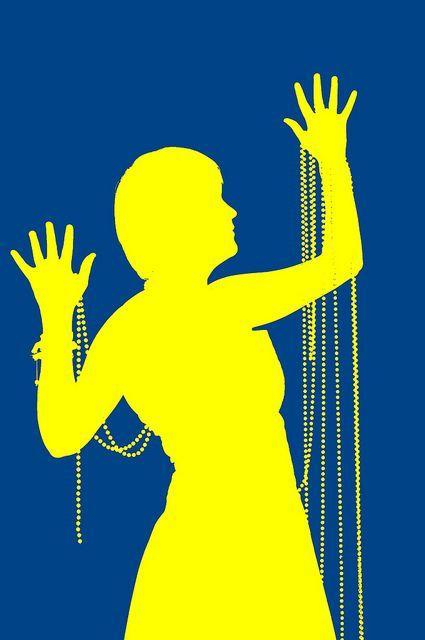 Blue and Yellow C Logo - Silhouette in yellow and blue - (c) Silvie Bonne. Blue and Yellow