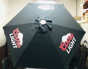 Silver Box Style Brand Logo - Coors Light Beer Silver Bullet Market Style Patio Umbrella 7' Brand ...