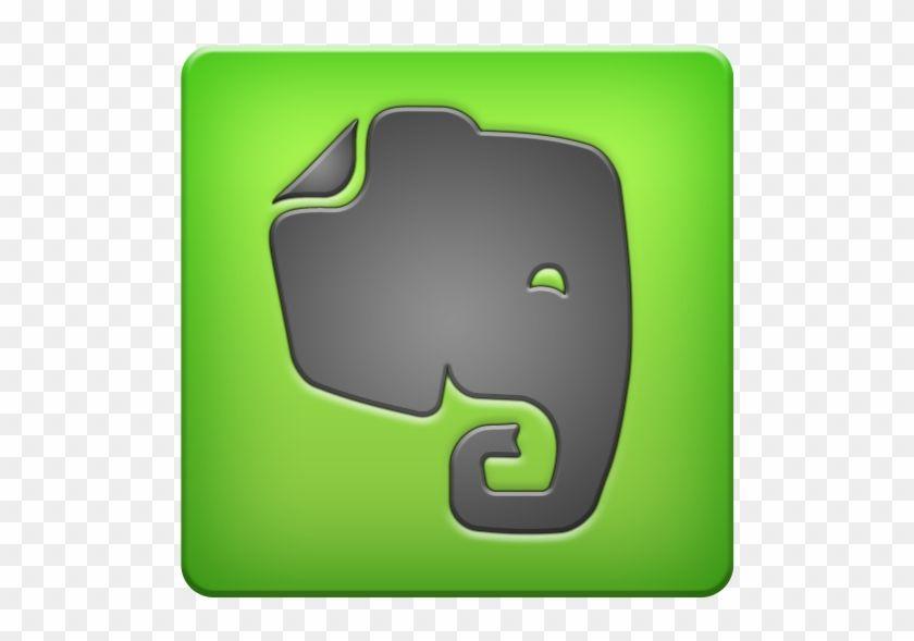 Grey Elephant Head Logo - Evernote - Grey Elephant Head Logo - Free Transparent PNG Clipart ...