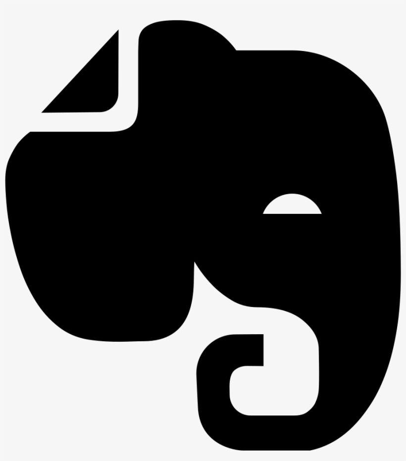 Black Silhouette Head Logo - Elephant Head Silhouette - Elephant Head Logo Transparent PNG ...