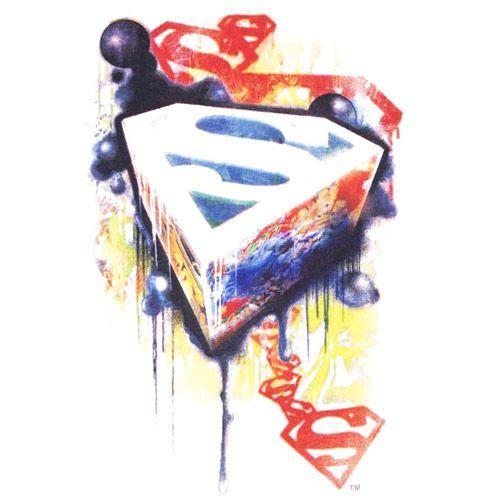 Graffiti Superhero Logo - Superman Graffiti Logo