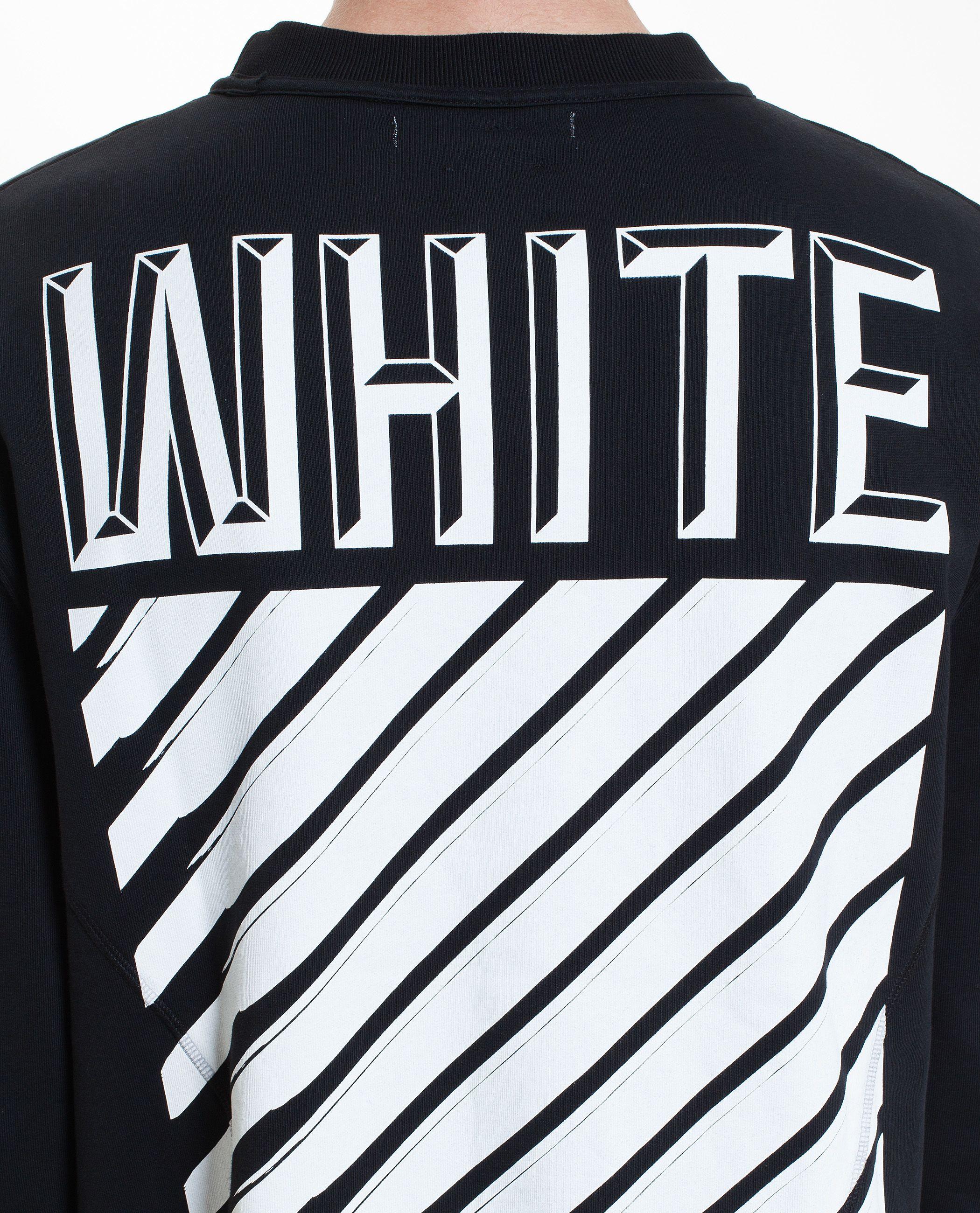 3D Black and White Logo - Off White C O Virgil Abloh 3D Logo Sweatshirt In Black