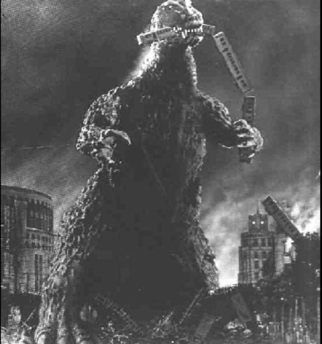 Godzilla Black and White Logo - Think Godzilla's Scary? Meet His Lawyers | WIRED