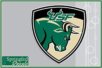 Bull Shield Logo - USF BULLS SHIELD LOGO 8 Vinyl Decal South Florida Car