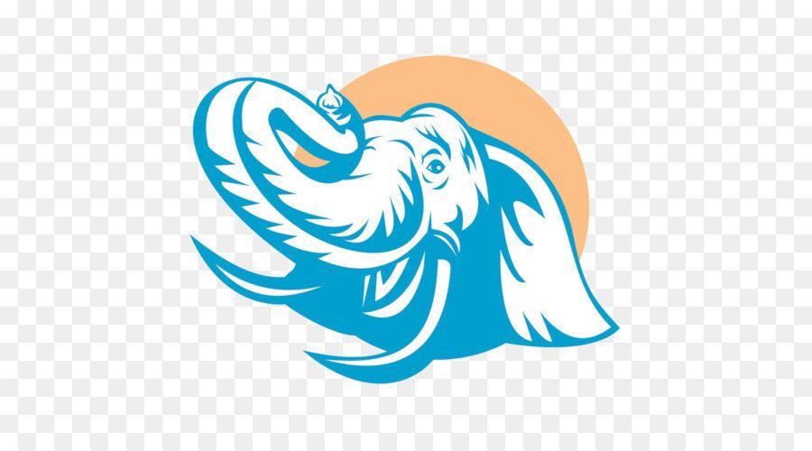 Elephant Head Logo - Elephant Logo Clip art - Laughing cartoon elephant head logo png ...