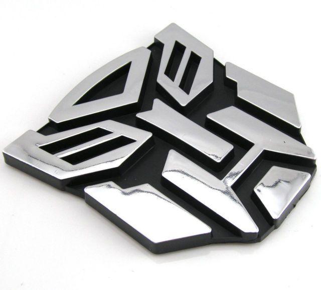 3D Black and White Logo - Protector 3d Logo Autobot Transformers Emblem Badge Graphics Decal ...