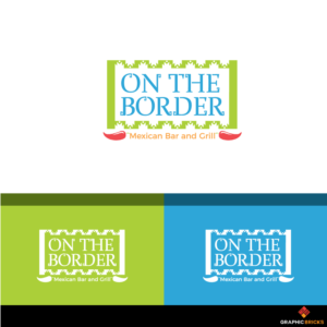On the Border Logo - Modern, Colorful, Restaurant Logo Design for On The Border Mexican ...